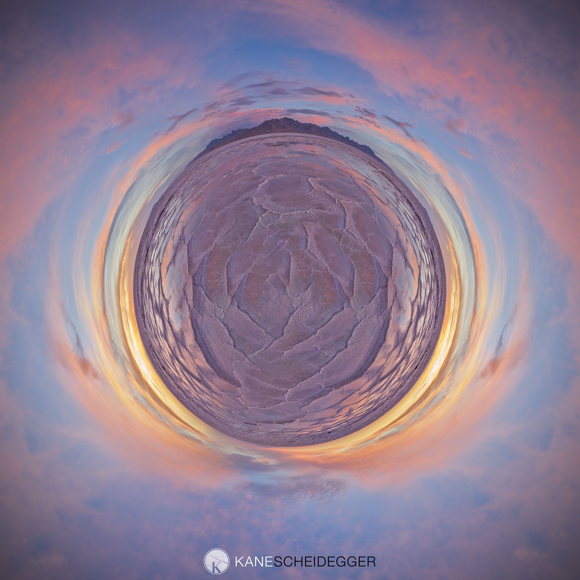 Enlightenment Wall Art | Sunrise Abstract & Cosmic Canvas – Kane Dezign LLC